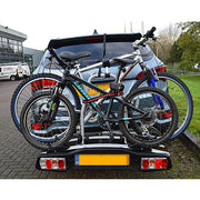 M-Way Towball Mounted Car Rear Tow Bar Cycle Holder 2 Bike Carriers w Electrics Maypole  - Dynamic Drive