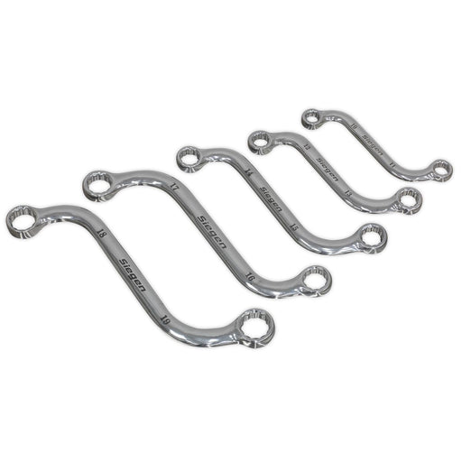 Sealey S-Spanner Set 5pc Metric S0717 Siegen by Sealey - Dynamic Drive