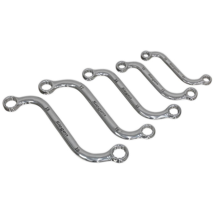 Sealey S-Spanner Set 5pc Metric S0717 Siegen by Sealey - Dynamic Drive
