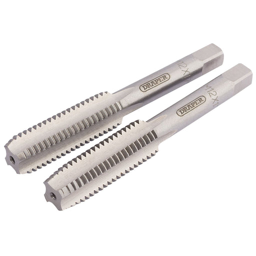 Draper Coarse Hand Taps Taper and Plug, 12mm 83802 Draper - Dynamic Drive