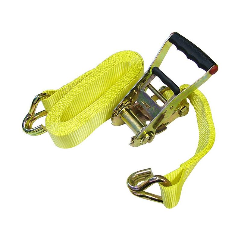 Faithfull Ratchet Tie-Down 5m x 50mm Trucker Breaking Strain 4000kg Faithfull - Dynamic Drive