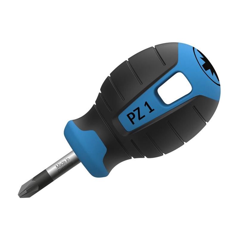 Hultafors Stubby Pozidriv Screwdriver PZ1 x 25mm Hultafors - Dynamic Drive