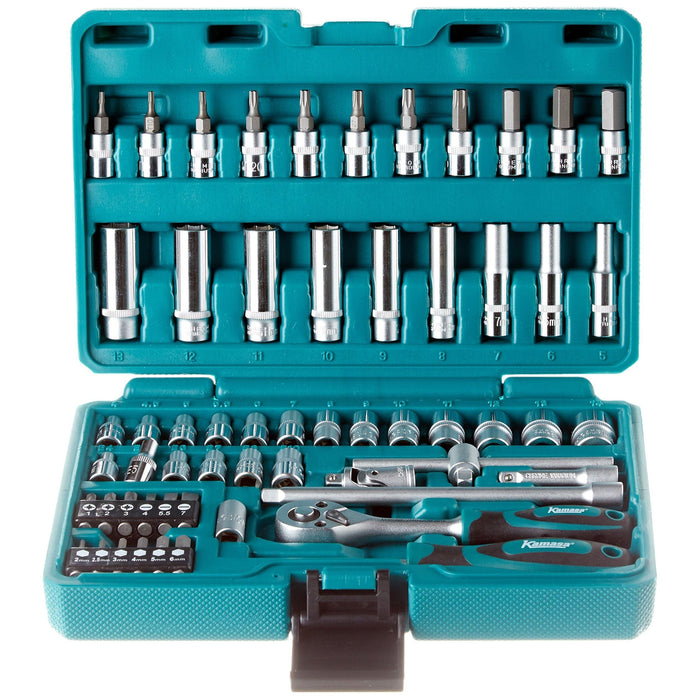 Kamasa Socket Set 1/4"D, 58pc 56017 Kamasa - Dynamic Drive