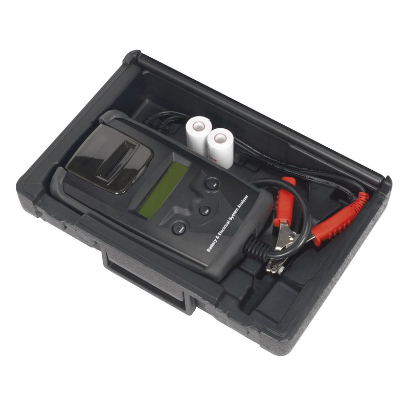 Sealey Digital Battery & Alternator Tester with Printer Sealey  - Dynamic Drive