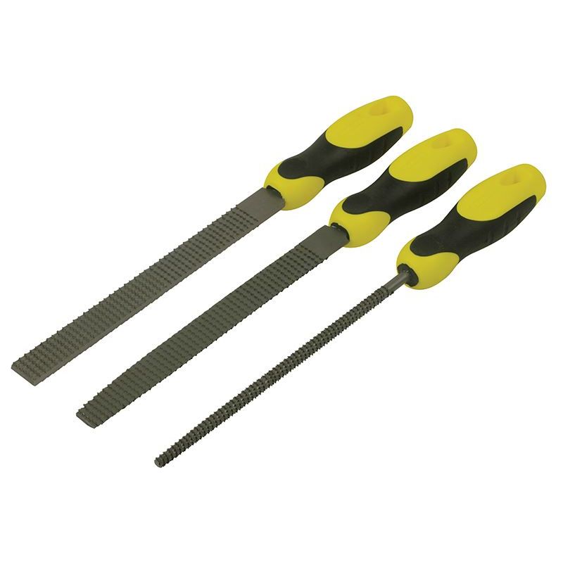 Stanley® Hand Tools Handled Rasp Set, 3 Piece STANLEY® Hand Tools - Dynamic Drive