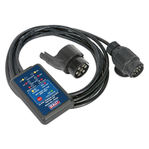 Sealey Towing Socket Tester 13-Pin 12V DVSA Approved TST22 Sealey - Dynamic Drive