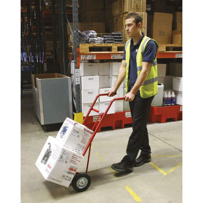 Sealey Sack Truck with Solid Tyres 150kg Capacity CST983 Sealey - Dynamic Drive