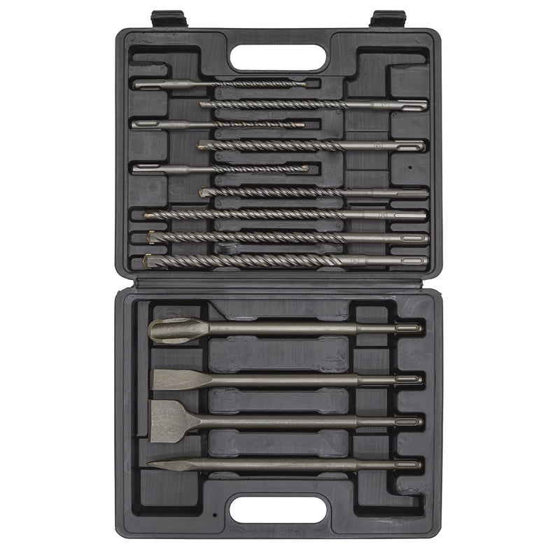 Sealey SDS Plus Drill Bit & Chisel Set 13pc WDCS Sealey - Dynamic Drive