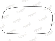Summit Stick-On Anti Dazzle Mirror Glass fits Audi 100 91 on LHS Summit - Dynamic Drive