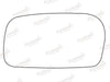 Summit Stick-On Anti Dazzle Mirror Glass fits Audi 100 91 on LHS Summit - Dynamic Drive