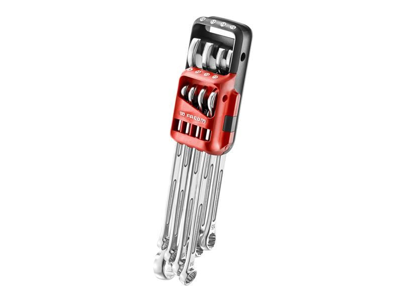 Facom 440XL Long Combination Wrench Set, 8 Piece Facom - Dynamic Drive