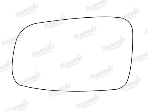 Summit Stick-On Standard Mirror Glass fits Citroen ZX LHS Summit - Dynamic Drive