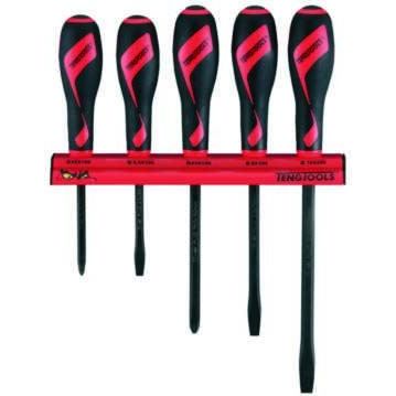 Teng Tools Power Through Screwdriver Set Wall Rack 5 Pieces Teng Tools - Dynamic Drive
