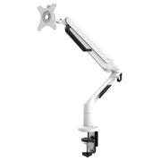 Dellonda Adjustable Single Monitor Arm with 360 Rotation - White DH26 Dellonda - Dynamic Drive