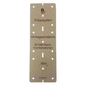 Berker Installation Template: Cardboard 21248T Berker - Dynamic Drive