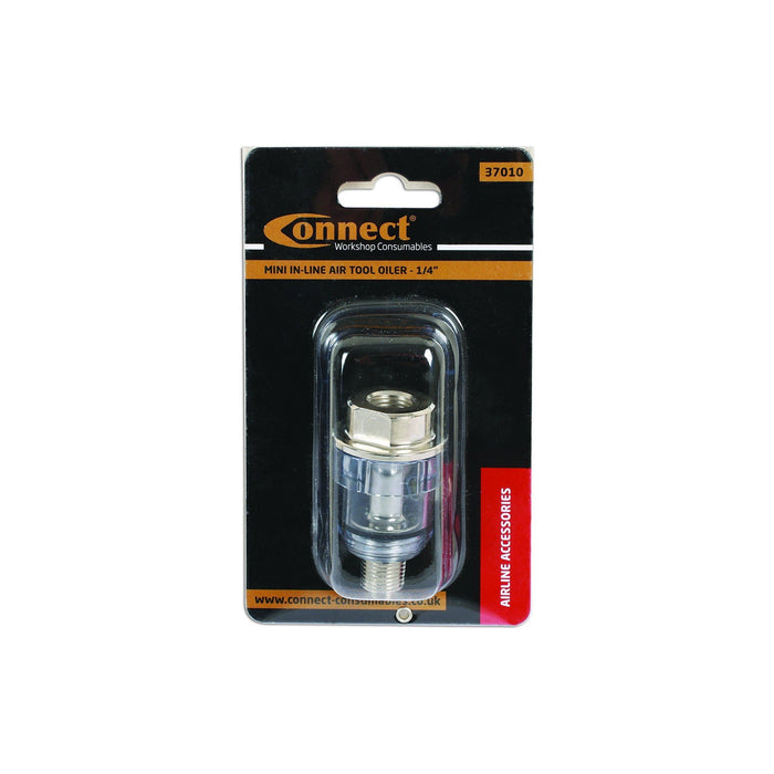 Connect Mini In-Line Air Tool Oiler 1/4" BSP 1pc 37010 Tool Connection - Dynamic Drive