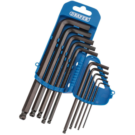 Draper Metric Hexagon and Ball End Hexagon Key Set (10 Piece) 33694 Draper - Dynamic Drive