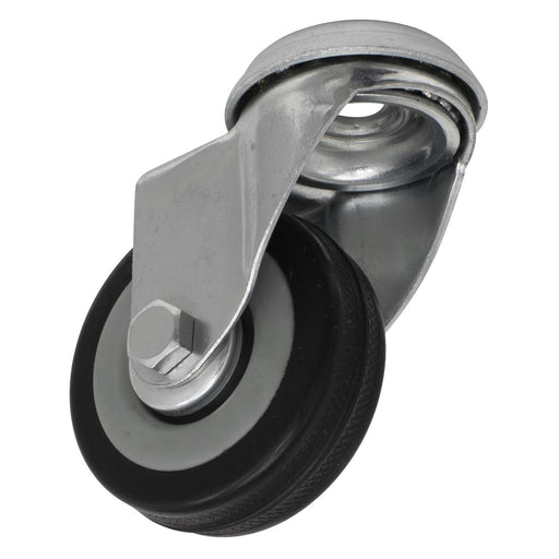 Sealey Castor Wheel Bolt Hole Swivel50mm SCW150SB Sealey - Dynamic Drive
