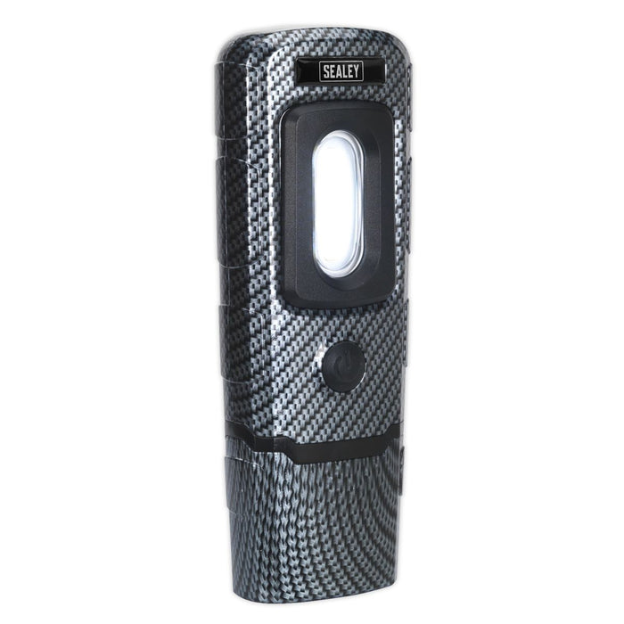 Sealey Rechargeable LED Inspection Lamp 360 COB Work Light Super Bright Carbon Sealey  - Dynamic Drive