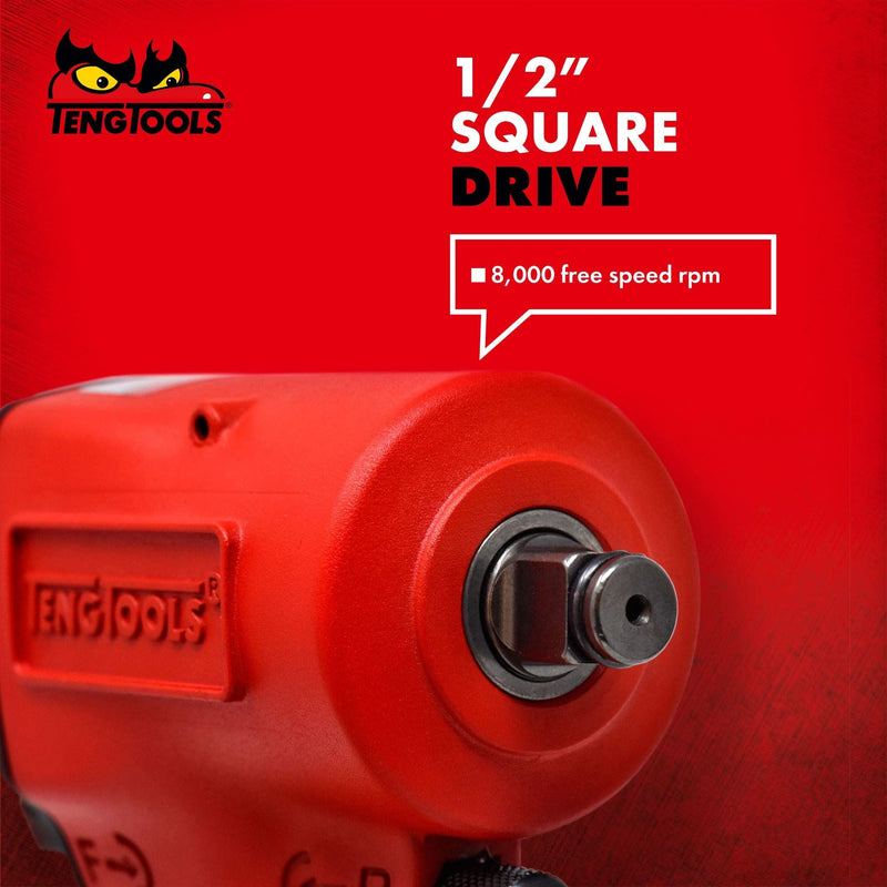 Teng Tools 1/2" Mini Air Impact Wrench Teng Tools - Dynamic Drive