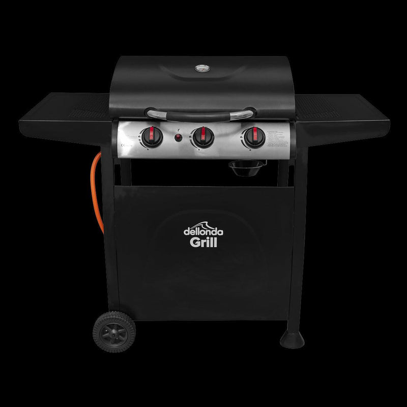 Dellonda 3 Burner Gas BBQ Dellonda - Dynamic Drive