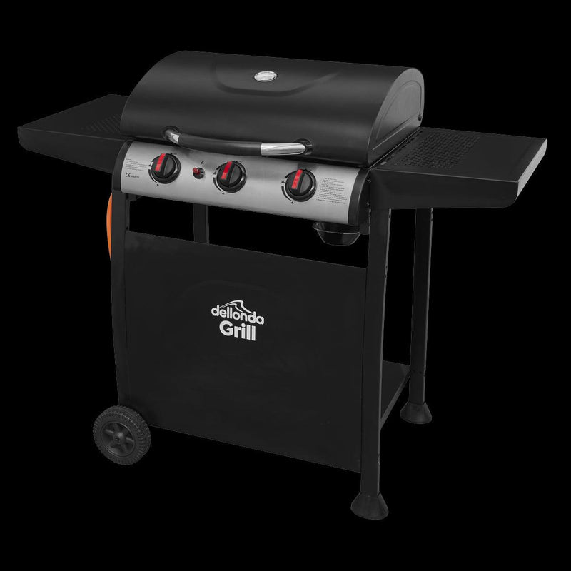Dellonda 3 Burner Gas BBQ Dellonda - Dynamic Drive