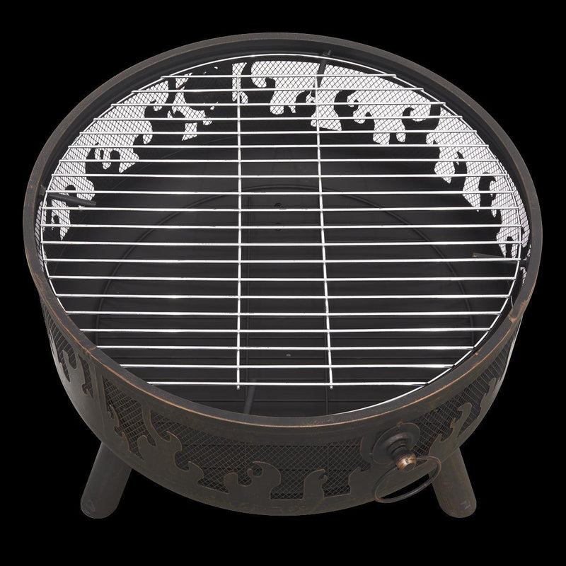 Dellonda Deluxe Outdoor Firepit Dellonda - Dynamic Drive