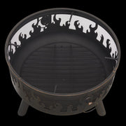 Dellonda Deluxe Outdoor Firepit Dellonda - Dynamic Drive
