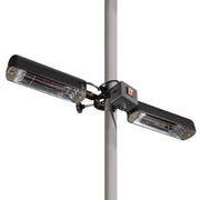 Dellonda Folding Parasol Patio Infrared Heater Dellonda - Dynamic Drive
