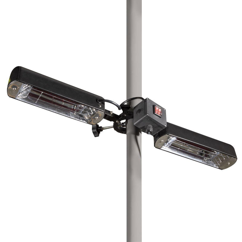 Dellonda Folding Parasol Patio Infrared Heater Dellonda - Dynamic Drive