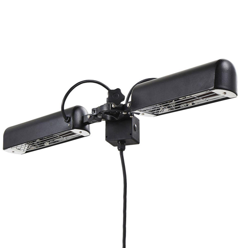 Dellonda Folding Parasol Patio Infrared Heater Dellonda - Dynamic Drive
