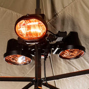 Dellonda Folding Parasol Patio Infrared Heater Dellonda - Dynamic Drive