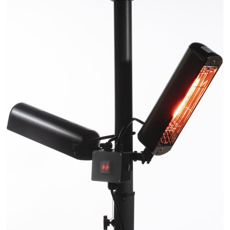 Dellonda Folding Parasol Patio Infrared Heater Dellonda - Dynamic Drive