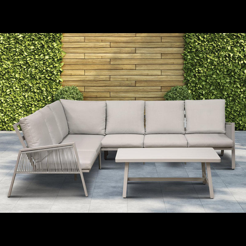 Dellonda Fusion 4 Piece Outdoor Furniture Set Dellonda - Dynamic Drive