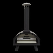 Dellonda Portable Wood-Fired 14" Pizza Oven and Smoking Oven Black/Stainless Steel Dellonda - Dynamic Drive