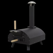 Dellonda Portable Wood-Fired 14" Pizza Oven and Smoking Oven Black/Stainless Steel Dellonda - Dynamic Drive