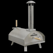 Dellonda Portable Wood-Fired Pizza Oven and Smoking Oven Stainless Steel Dellonda - Dynamic Drive