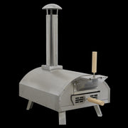 Dellonda Portable Wood-Fired Pizza Oven and Smoking Oven Stainless Steel Dellonda - Dynamic Drive
