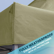 Dellonda Premium 3 x 3m Pop-Up Gazebo - Beige Dellonda - Dynamic Drive