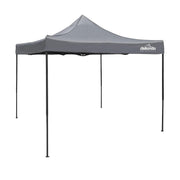 Dellonda Premium 3 x 3m Pop-Up Gazebo - Grey Dellonda - Dynamic Drive