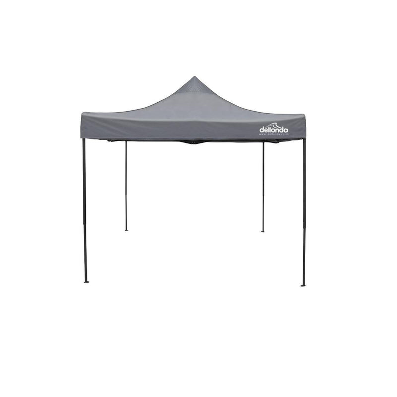 Dellonda Premium 3 x 3m Pop-Up Gazebo - Grey Dellonda - Dynamic Drive