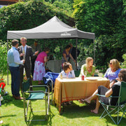 Dellonda Premium 3 x 3m Pop-Up Gazebo - Grey Dellonda - Dynamic Drive