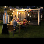 Dellonda Pyramid Gas Outdoor Garden Patio Heater 13kW Commercial & Home Use Dellonda - Dynamic Drive