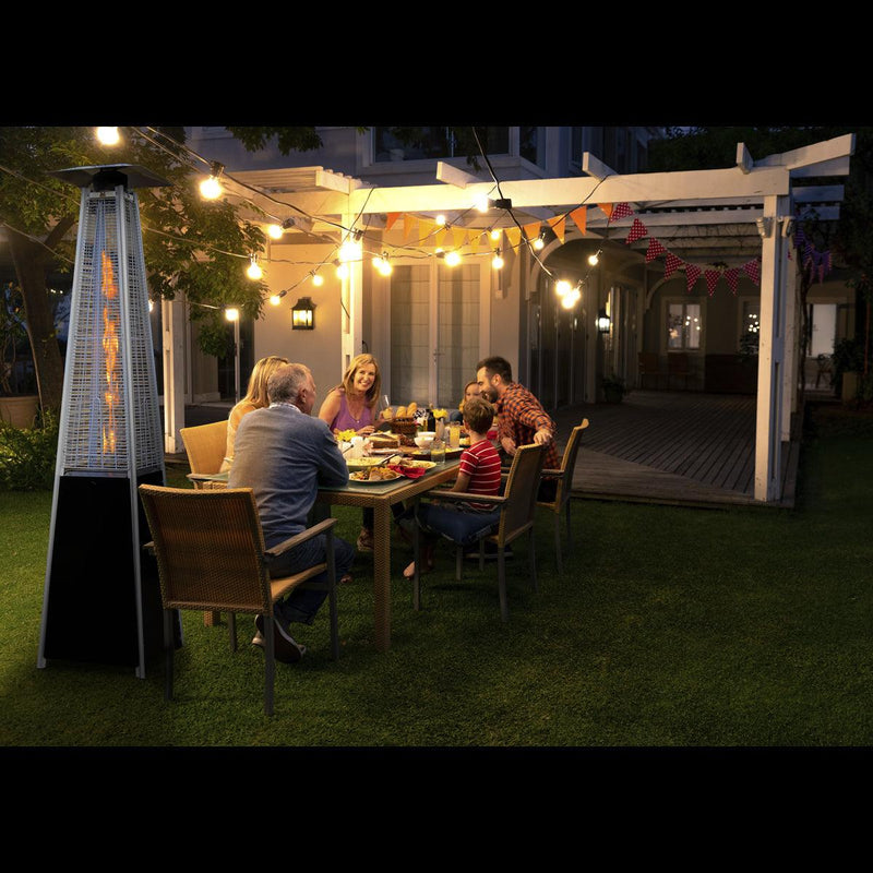 Dellonda Pyramid Gas Outdoor Garden Patio Heater 13kW Commercial & Home Use Dellonda - Dynamic Drive