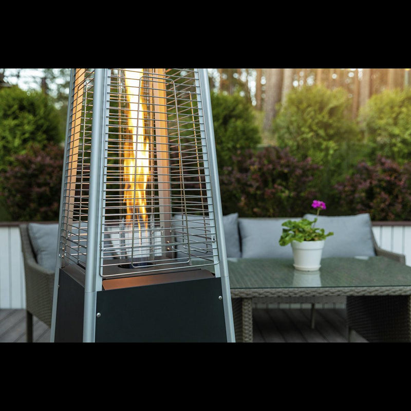 Dellonda Pyramid Gas Outdoor Garden Patio Heater 13kW Commercial & Home Use Dellonda - Dynamic Drive