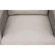 Dellonda Set of 6 Fusion Garden/Patio Dining Chairs with Armrests - Light Grey Dellonda - Dynamic Drive