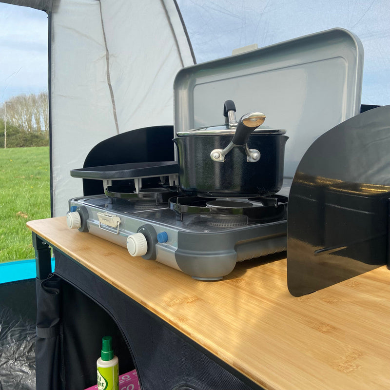 Olpro Deluxe Camp Kitchen With Double Cupboard Olpro - Dynamic Drive