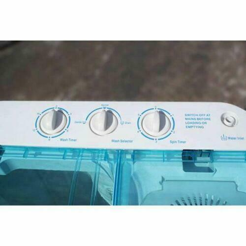 Deluxe Twin Tub Portable Washing Machine Leisurewize - Dynamic Drive