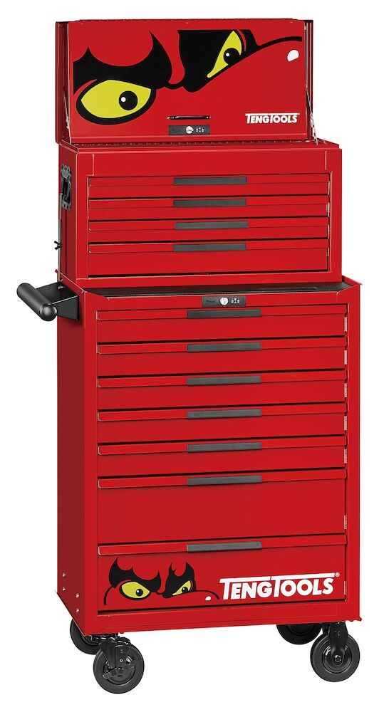 Teng Tools 26" PRO35™ stack FOAM tool kit 418 pieces red Town Tools - Dynamic Drive