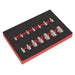 Sealey TRX-Star* Socket Set 14pc 1/4" 3/8" & 1/2"Sq Drive AK61807 Sealey - Dynamic Drive